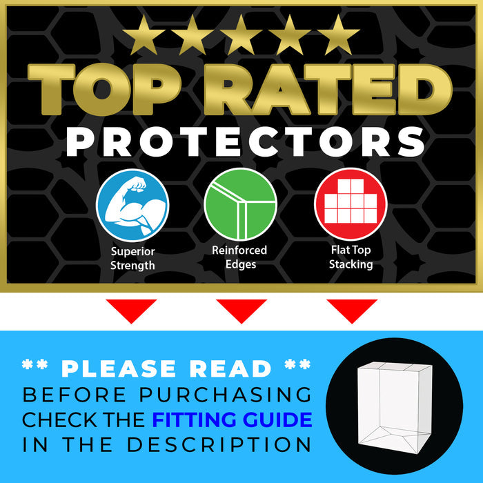 STAR WARS BLACK SERIES Protectors for Action Figures (0.50mm thick) 10.25h x 5w x 2d