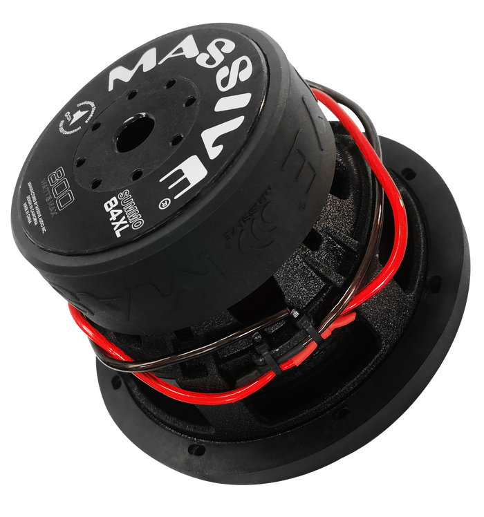 SUMMO84XL - 8" 400 Watts RMS Dual 4 Ohm, 2" V.C. Subwoofer