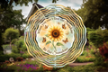 Sunflower Wind Spinner – When You Can’t Find the Sunshine Be the Sunshine Garden Decor