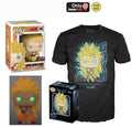 Super Saiyan 3 Goku (Glow in the Dark) Pop & Tee Size L (GameStop)