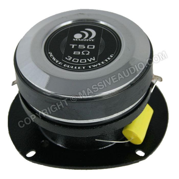 T50 - 60 Watts RMS 8 Ohm 44.4mm Super Bullet Tweeter (Single)