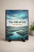 The Gift of Life – Your Gift Lives On Photo Slate