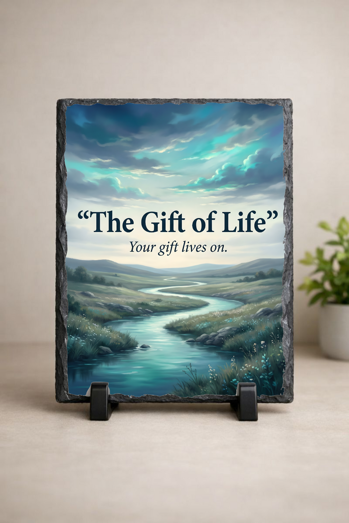 The Gift of Life – Your Gift Lives On Photo Slate
