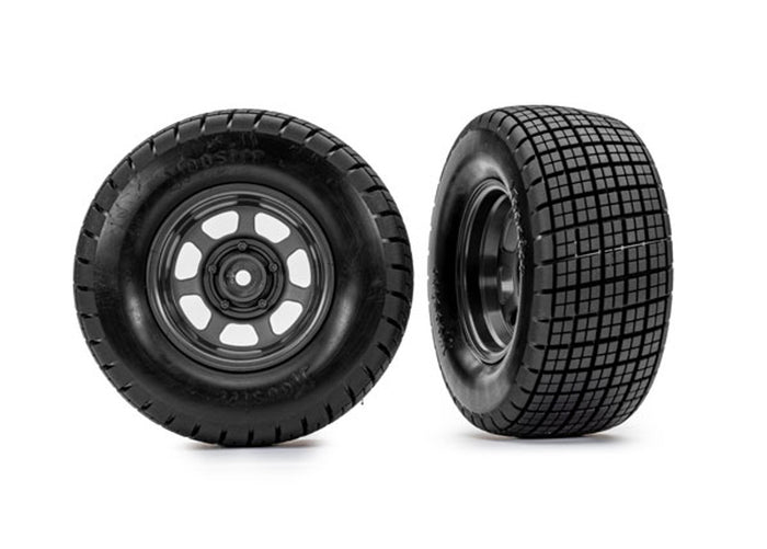 Traxxas Dirt Oval Hoosier 4wd FR/RR