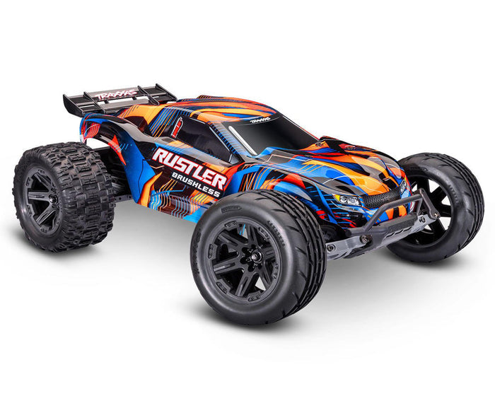 Traxxas Rustler VX3 1/10 RTR 2WD Brushless Stadium Truck Orange