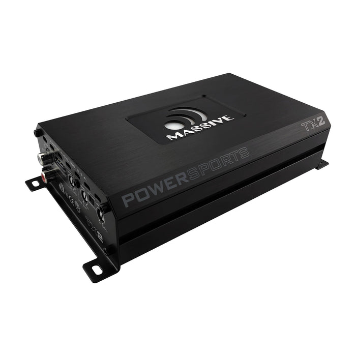 TX2 - 120 Watts X 2 RMS @ 4 Ohm Full Range Bluetooth Marine Amplifier