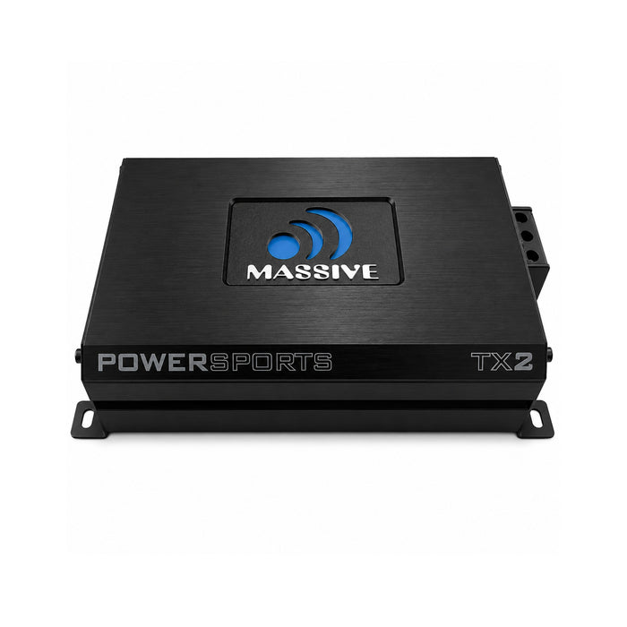 TX2 - 120 Watts X 2 RMS @ 4 Ohm Full Range Bluetooth Marine Amplifier