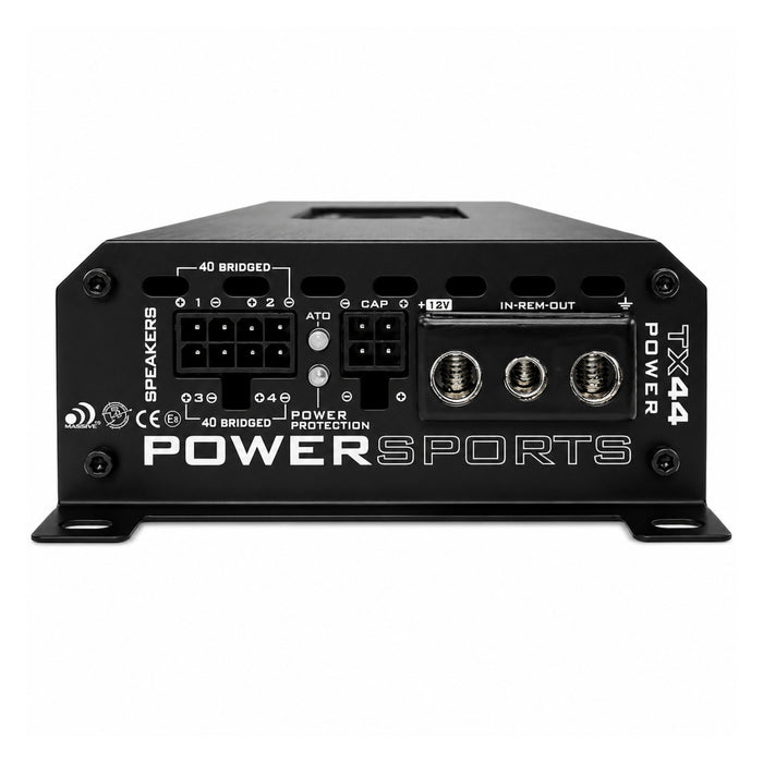 TX44 - 120 Watts x 4 @ 4 Ohm RMS 4 Channel Bluetooth Marine Amplifier