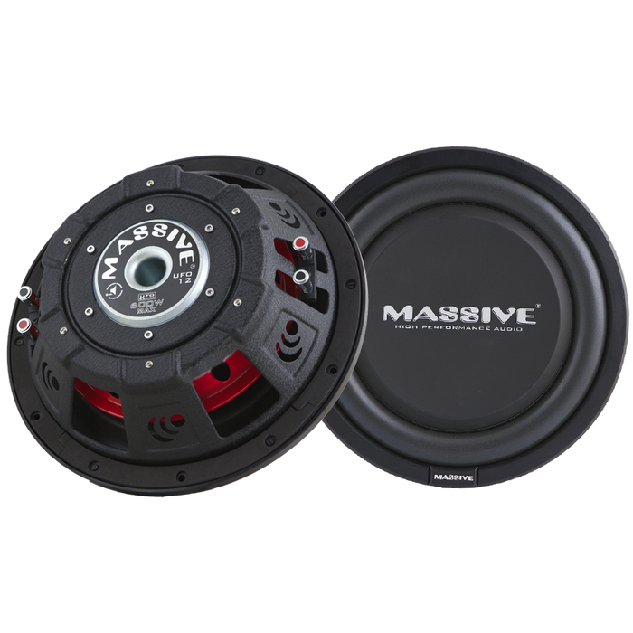 UFO12 - 12" 300 Watts RMS Dual 4 Ohm Slim Subwoofer